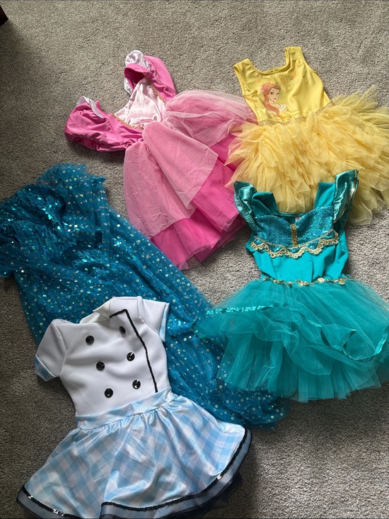 Disney Other - Disney Princess Dress Lot - Yellow, Pink, Teal, Blue, White Costumes